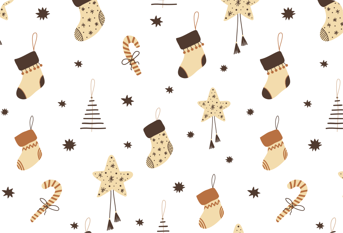 Kalėdinis kilimėlis su blizgučių raštu - „Tenstickers“