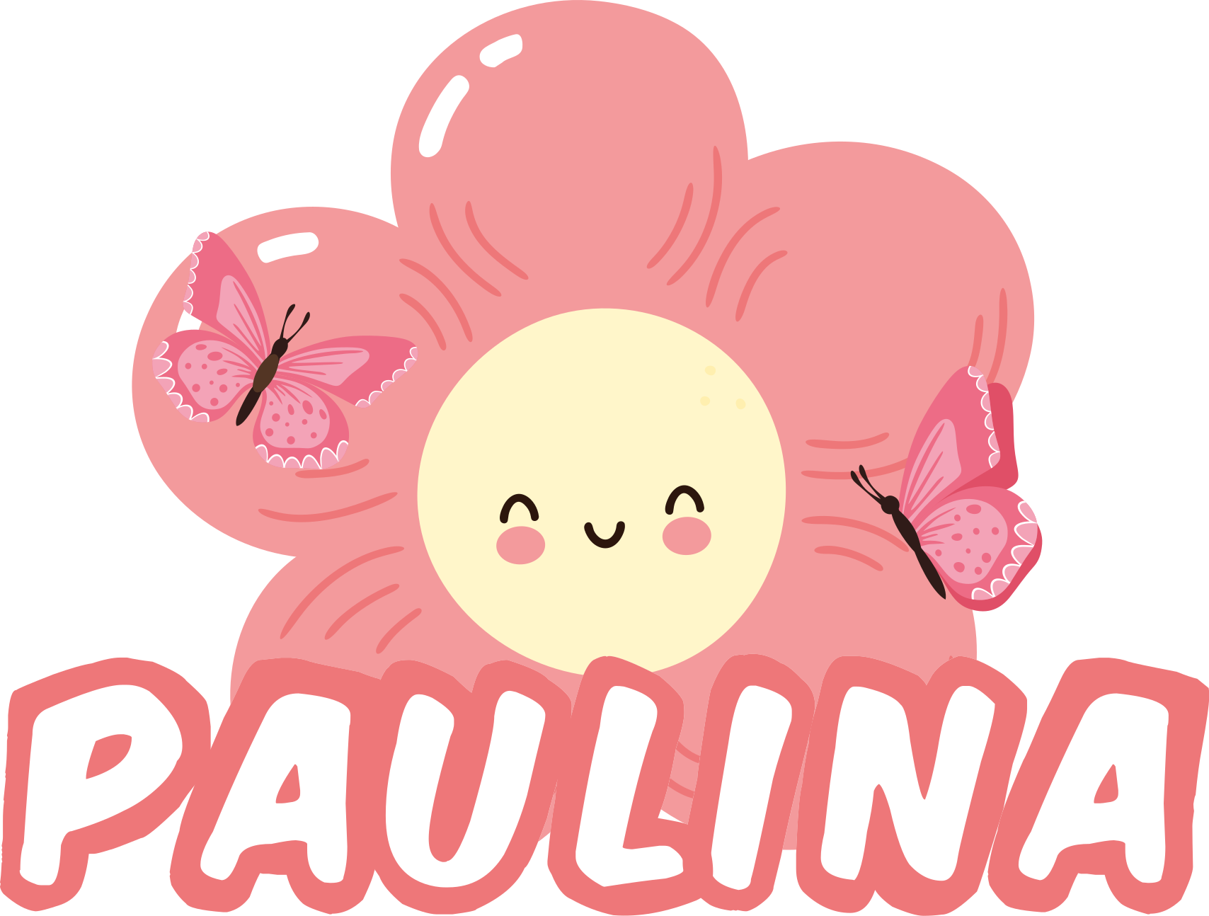 Gėlių rašto kilimėlis su gėlėmis ir drugeliais vardu - „Tenstickers“