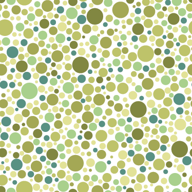 Žalias taškuotas valgomojo kilimas - „Tenstickers“