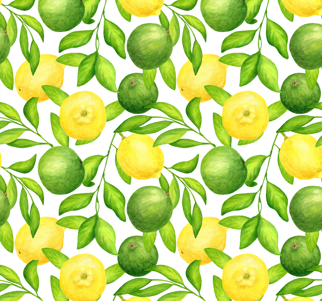 Kilimas virtuvei citrinos ir limetos - „Tenstickers“