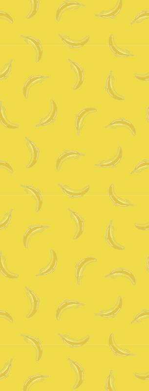 Kilimas virtuvei pantone bananų - „Tenstickers“