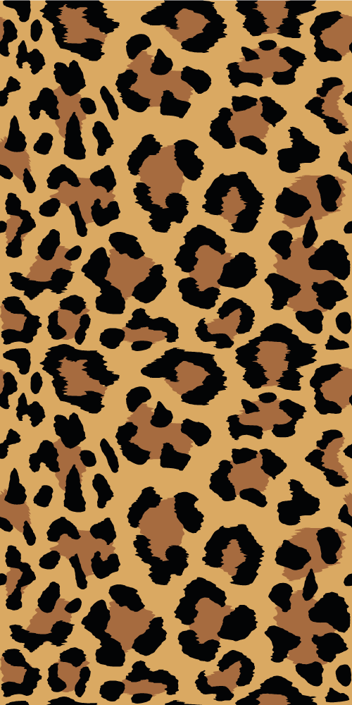 Gyvūnų spaudos vinilo kilimėlis panther print - „Tenstickers“