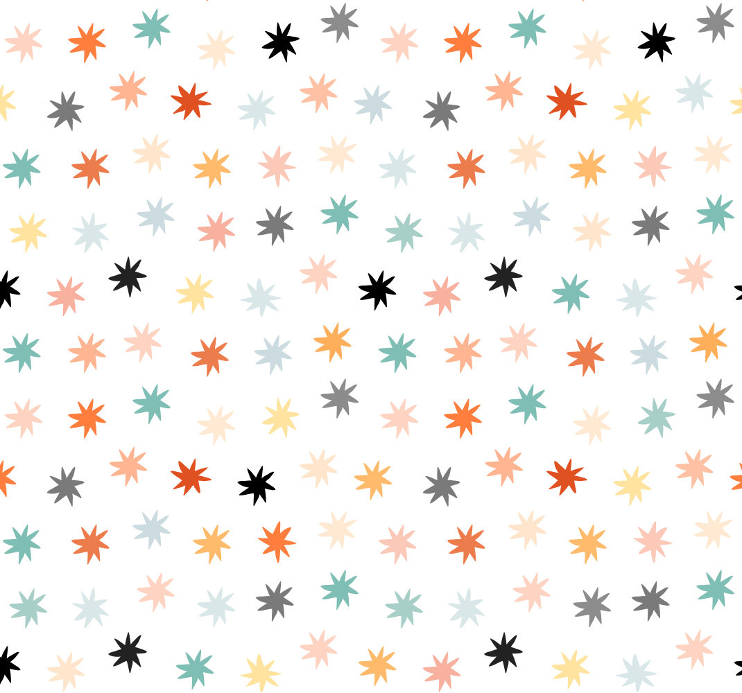 Žvaigždžių vinilinis kilimėlis geometrinėmis žvaigždėmis - „Tenstickers“