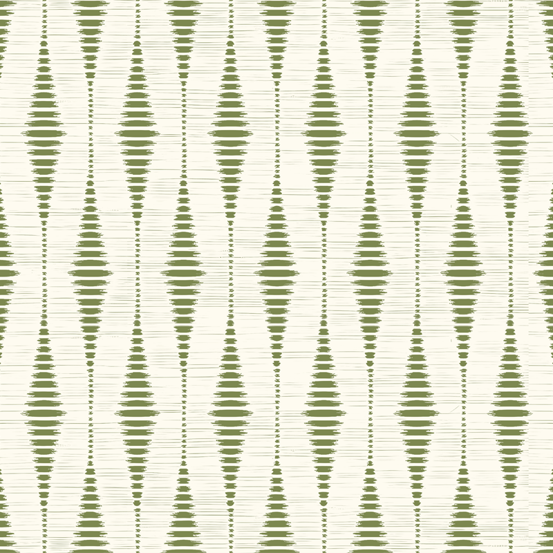 Geometrinis kilimas samanų žalios rabaul ikat - „Tenstickers“