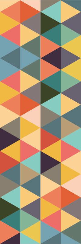 Geometriniai kilimas daugiakampių raštų - „Tenstickers“