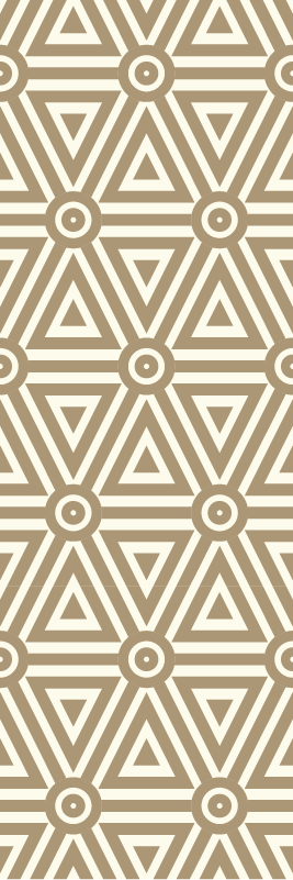 Geometriniai kilimas retro vintage stiliaus - „Tenstickers“