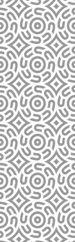 Geometrinis kilimas su baltu apskritimų raštu - „Tenstickers“