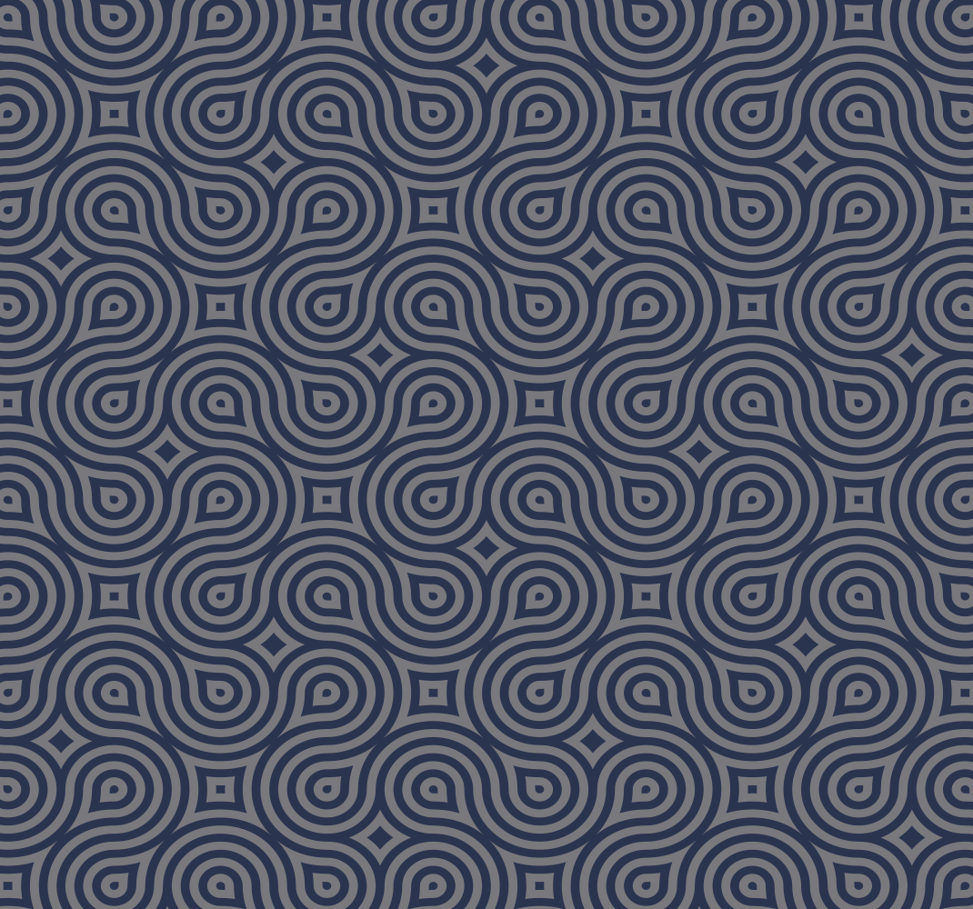 Geometriniai kilimas mėlynomis geometrinėmis formomis - „Tenstickers“