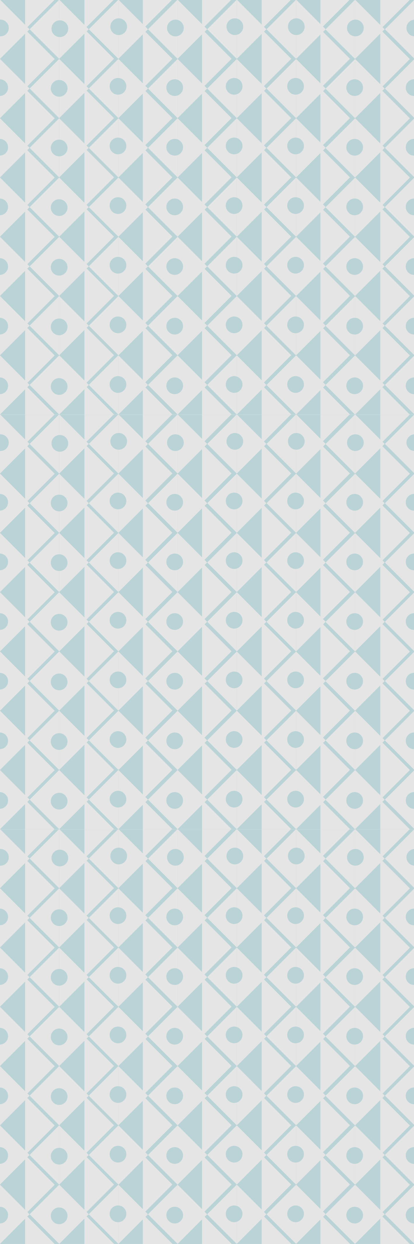 Geometriniai kilimas mėlynų ir baltų rombų dizainu - „Tenstickers“
