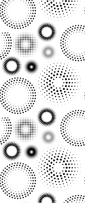 Geometriniai kilimas be siūlių taškeliais - „Tenstickers“