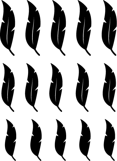 Gamtos vinilinis kilimas su plaukiojančiais plunksnų raštais - „Tenstickers“