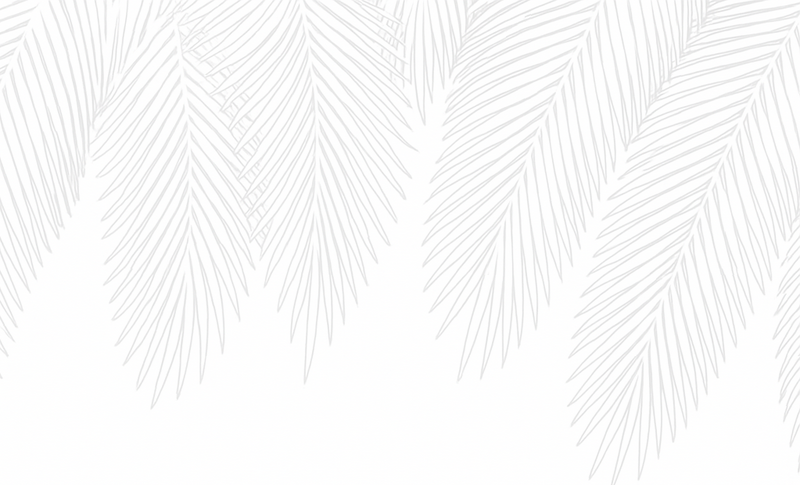 Vinilo kilimėlis miegamajam neutralus palm - „Tenstickers“