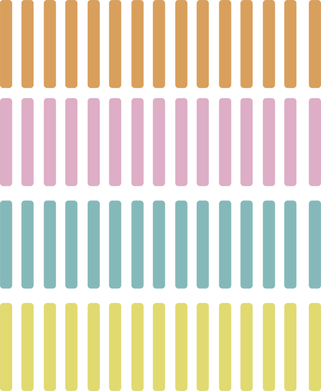 Geometriniai kilimas spalvoti konfeti lipdukai - „Tenstickers“