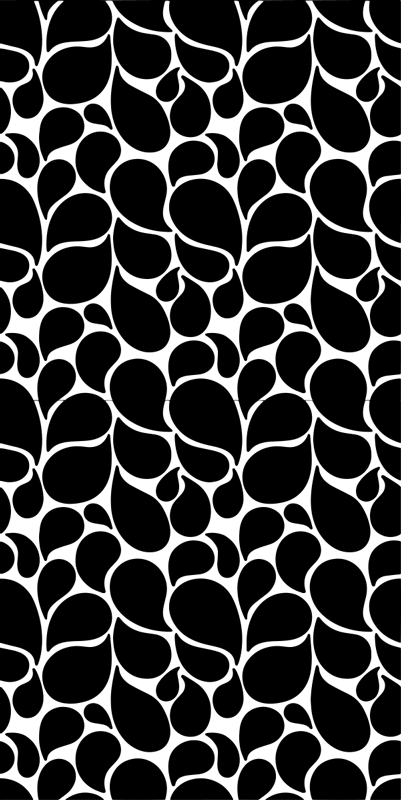Geometrinis kilimas vandens lašas - „Tenstickers“