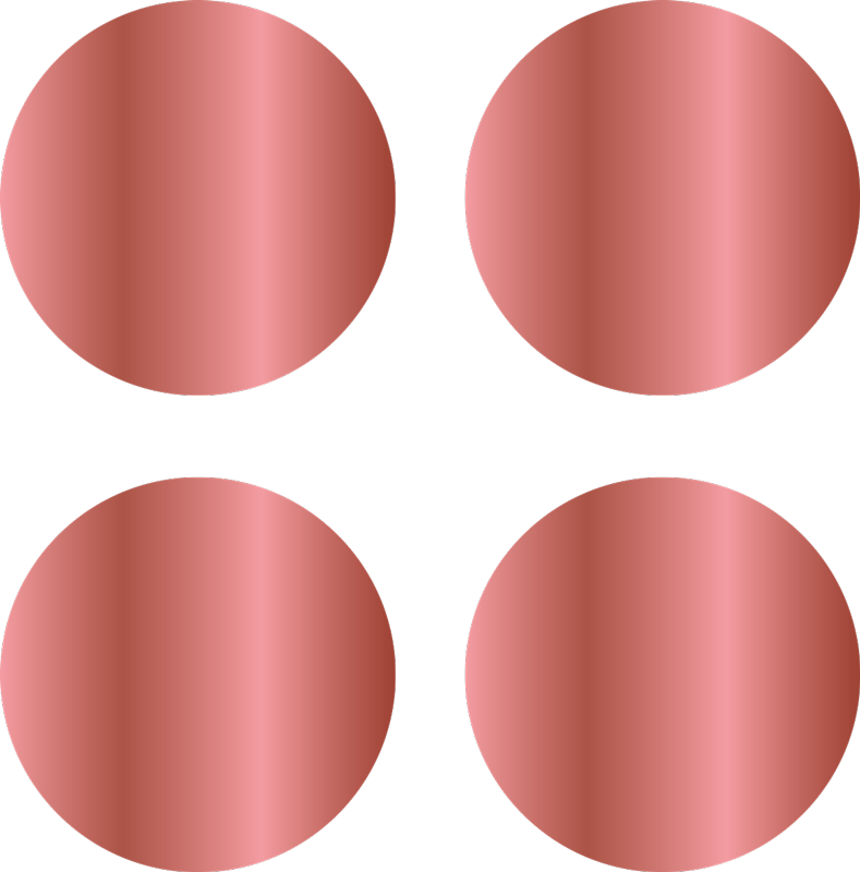 Geometriniai kilimas rožinio aukso taškeliais - „Tenstickers“