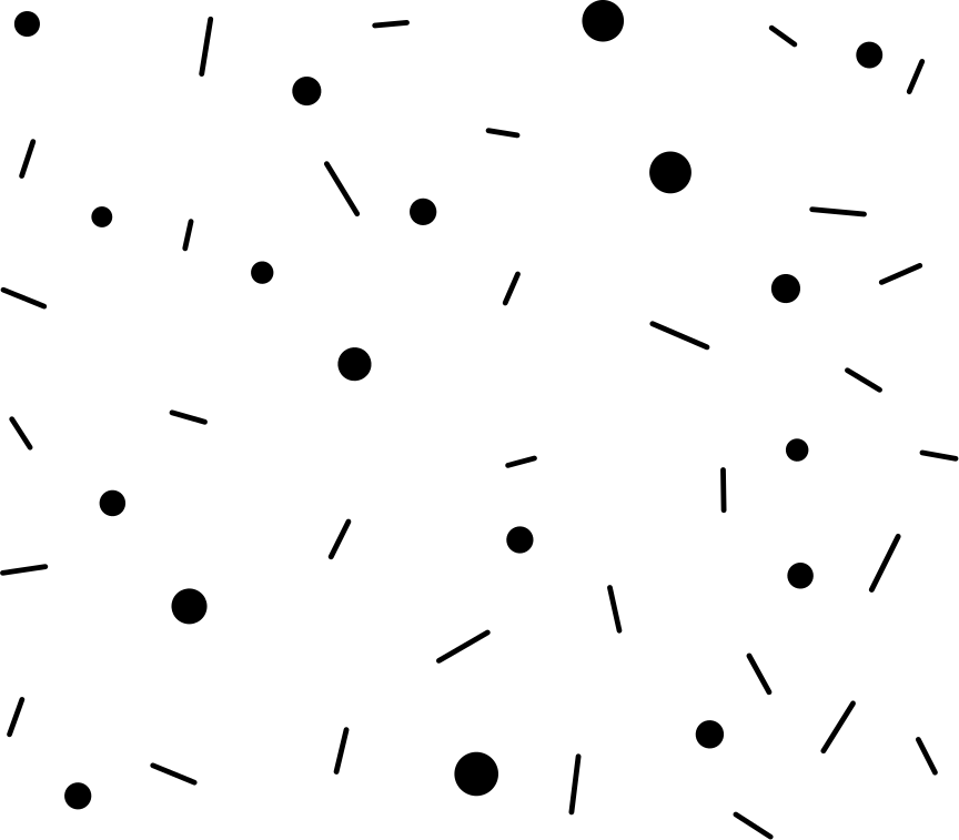 Geometriniai kilimas apskritimų ir linijų konfeti - „Tenstickers“