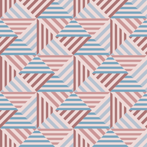 Geometrinis kilimas su abstrakčiais trikampiais - „Tenstickers“