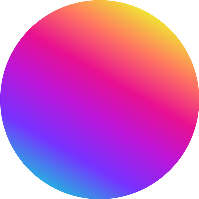 Geometriniai kilimas spalvotas gradientinis ratas - „Tenstickers“