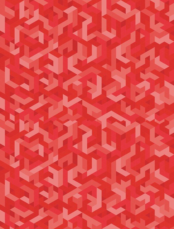 Geometriniai kilimas sudėtinga geometrinė kompozicija - „Tenstickers“