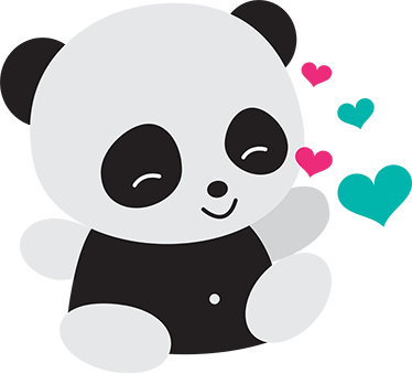 Vaikų vinilinė kilimėlė mielas lokys panda - „Tenstickers“
