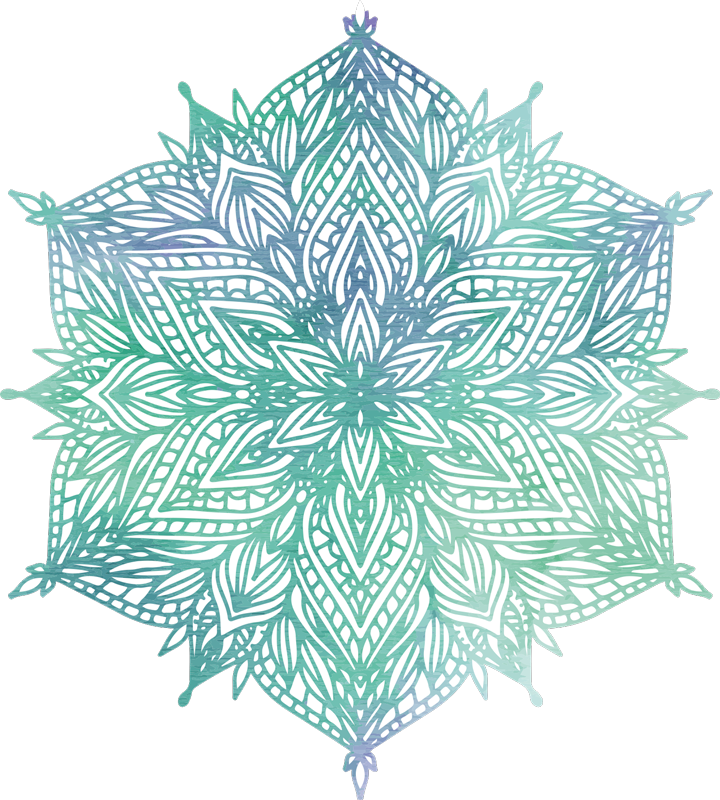 Vinilo kilimėlis miegamajam turkio mandala - „Tenstickers“