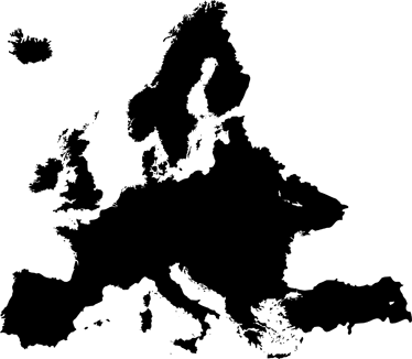 Pasaulio žemėlapis vinilo kilimėlis europa - „Tenstickers“