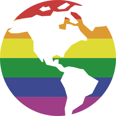 Pasaulio žemėlapis vinilo kilimėlis lgbtq+ tematika - „Tenstickers“