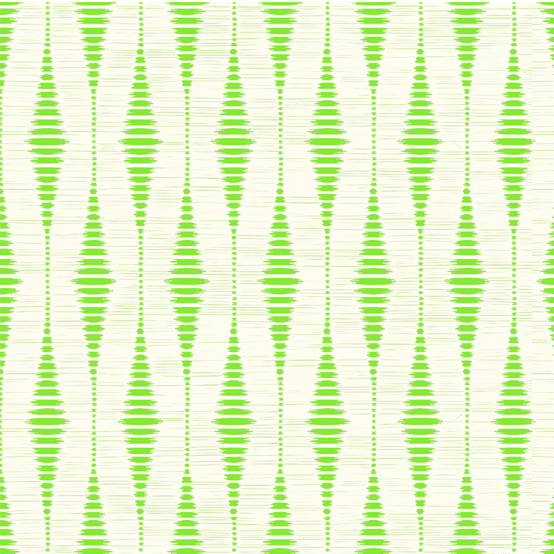Geometrinis kilimas Žalias rabaul ikat - „Tenstickers“
