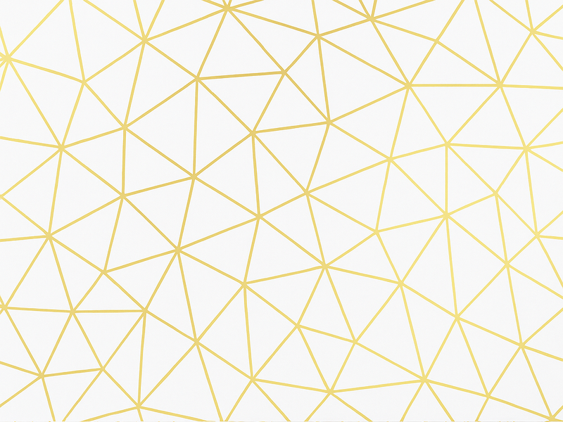 Geometriniai kilimas aukso geometrinių prismų mozaika - „Tenstickers“