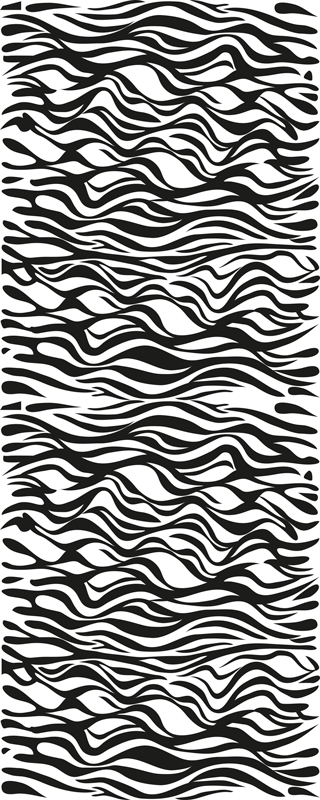 Kilimas virtuvei zebra fono šaldytuvui - „Tenstickers“