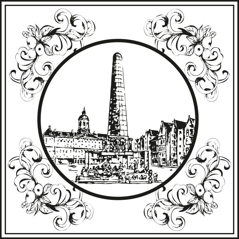 Kilimas virtuvei amsterdamo aikštėje - „Tenstickers“