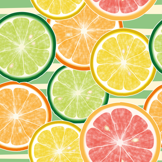 Kilimas virtuvei su citrusiniais lipdukais - „Tenstickers“