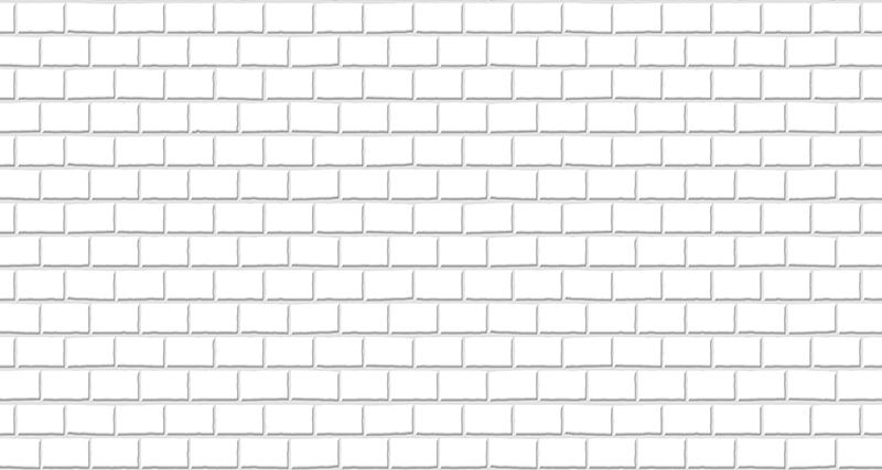 Kilimas virtuvei baltų plytų imitacija - „Tenstickers“