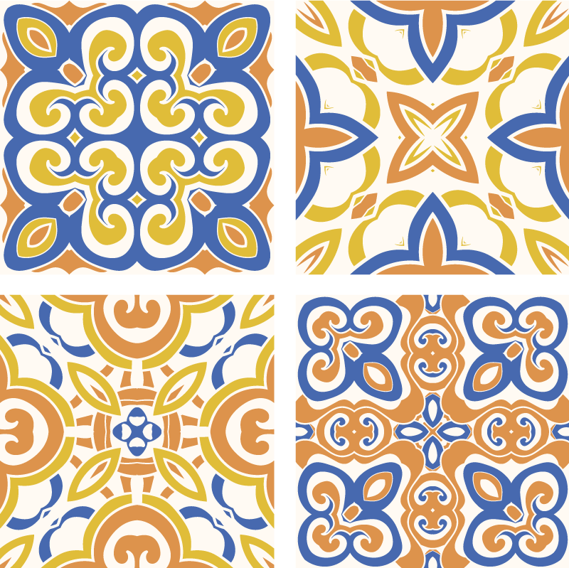 Kilimas virtuvei sicilijos plytelės - „Tenstickers“