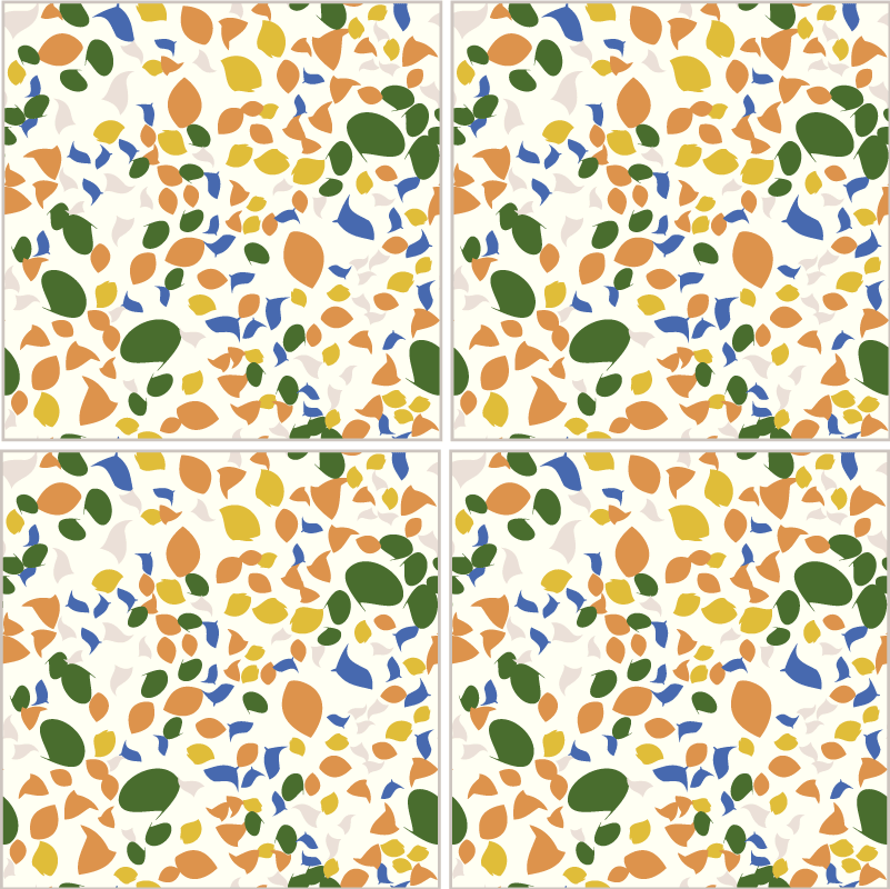 Kilimas virtuvei teraco plytelės - „Tenstickers“