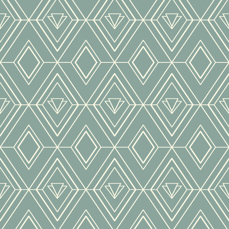 Kilimas virtuvei su art deco geometriniu raštu - „Tenstickers“