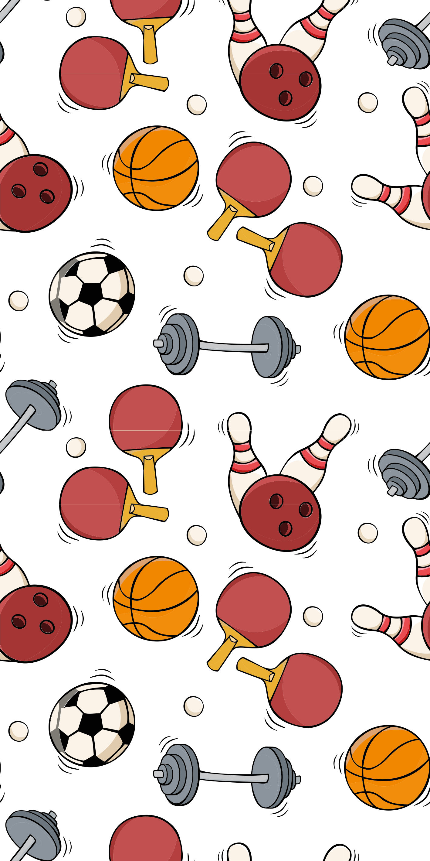 Vinilo kilimėlis miegamajam sporto įrangos piešiniai - „Tenstickers“