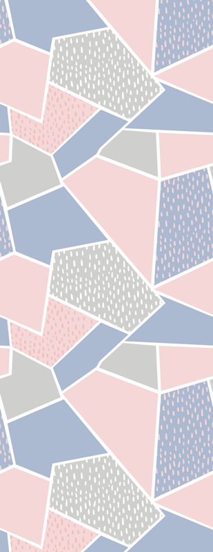 Skandinaviški kilimai geometrinėmis švelniomis pastelėmis - „Tenstickers“