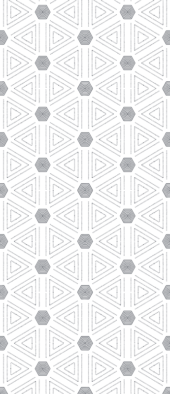 Skandinaviški kilimai geometriniai trikampiai - „Tenstickers“