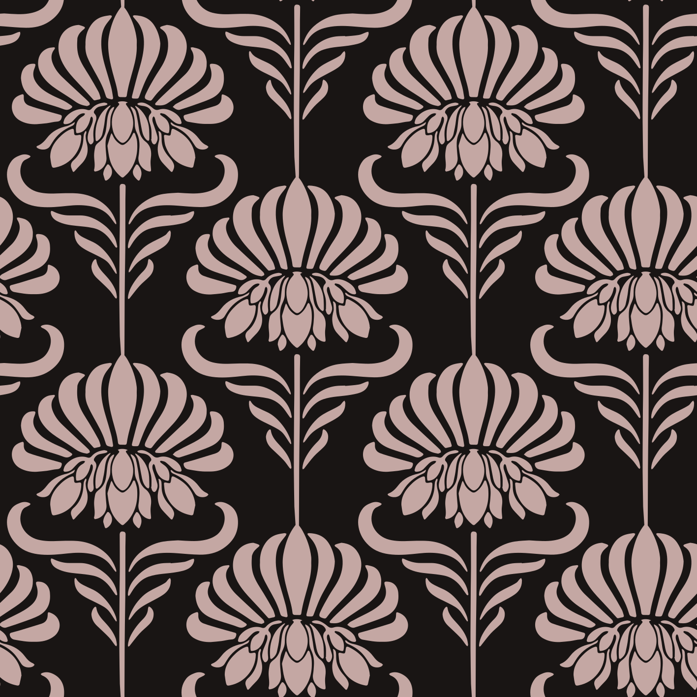 Senoviniai viniliniai kilimai su art nouveau motyvais - „Tenstickers“