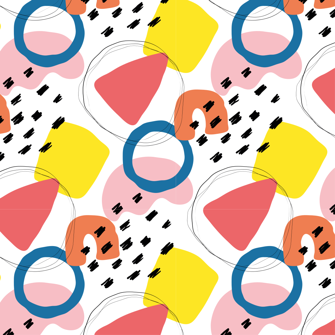Geometriniai kilimas su geometriniu raštu - „Tenstickers“