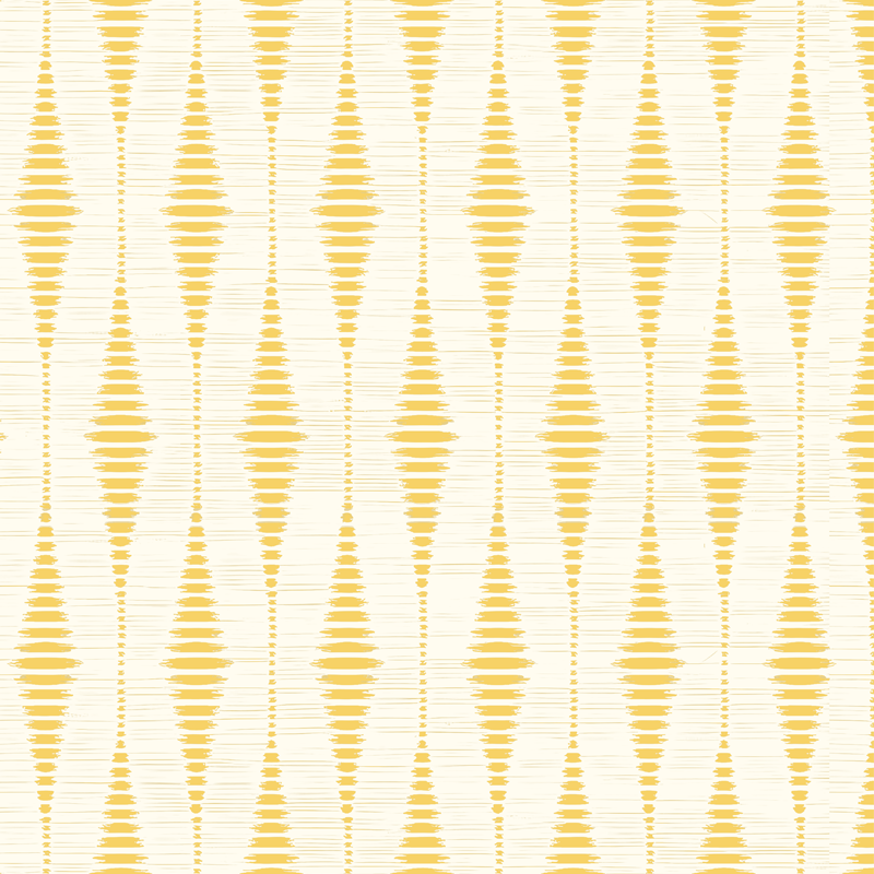 Geltonas kilimas rabaul ikat - „Tenstickers“