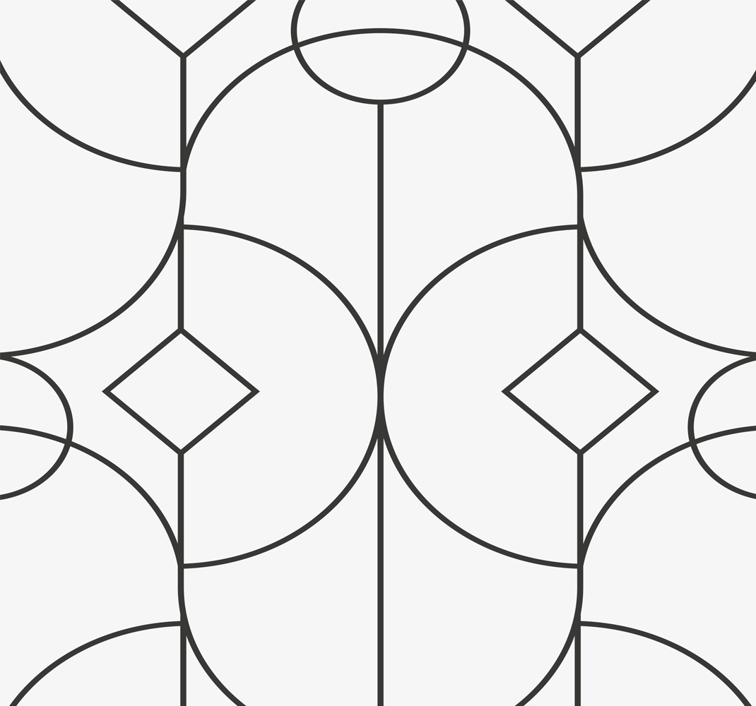 Balta kilimėlė klasikiniu elegantišku raštu - „Tenstickers“