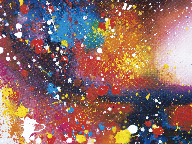 Vinilo kilimėlis modernus abstraktus paveikslas - „Tenstickers“