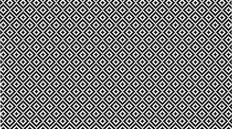 Genties kvadratinis geometrinis etninis vinilo kilimas - „Tenstickers“