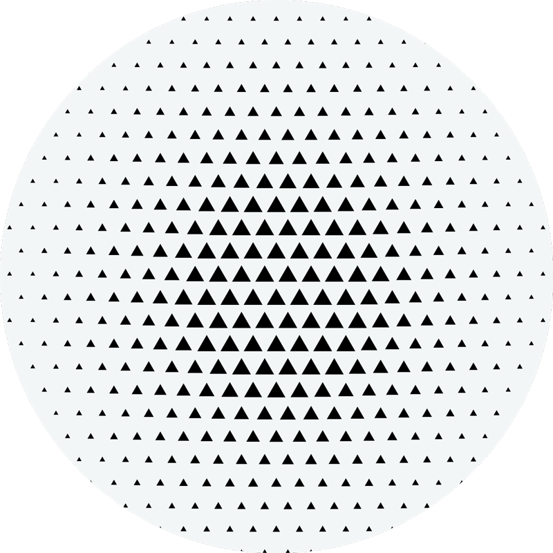 Minimalistinis vinilo kilimas su trikampiais - „Tenstickers“