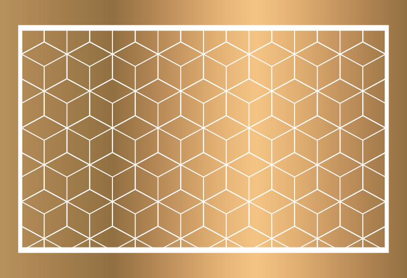 Pasakų kubai geometrinio vinilo kilimėlio - „Tenstickers“