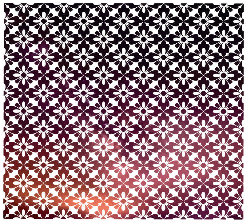 Dekoratyvinės gėlės floristinis vinilo kilimėlis - „Tenstickers“