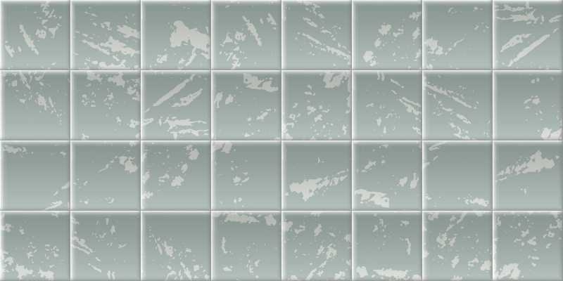 Marmurinės plytelės efektas vonios kambario vinilo kilimėlis - „Tenstickers“