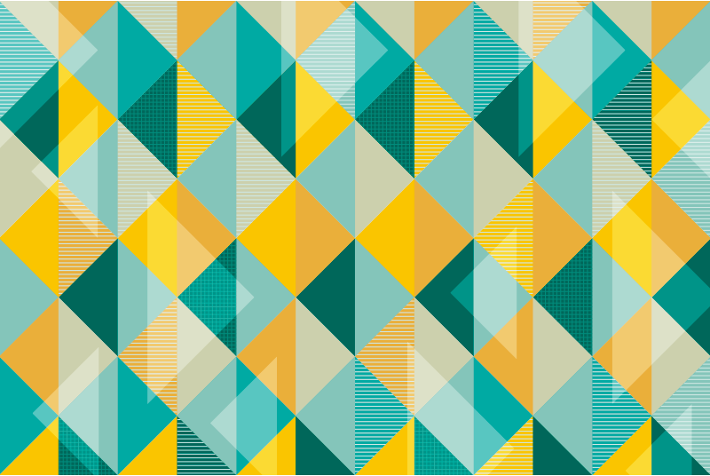 Geometrinis trikampis masyvas geometriniai kilimas - „Tenstickers“